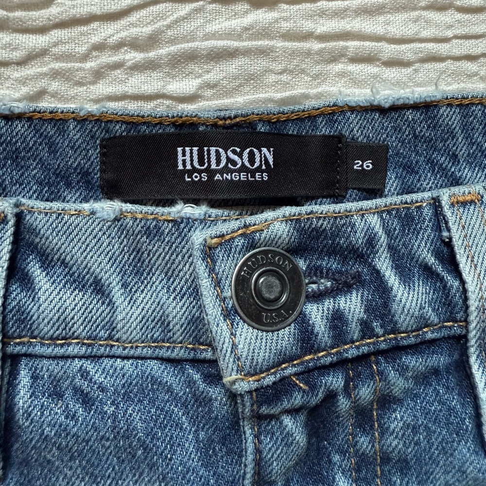 Hudson Jeans Medium Blue High Rise Denim - Picture 7 of 9